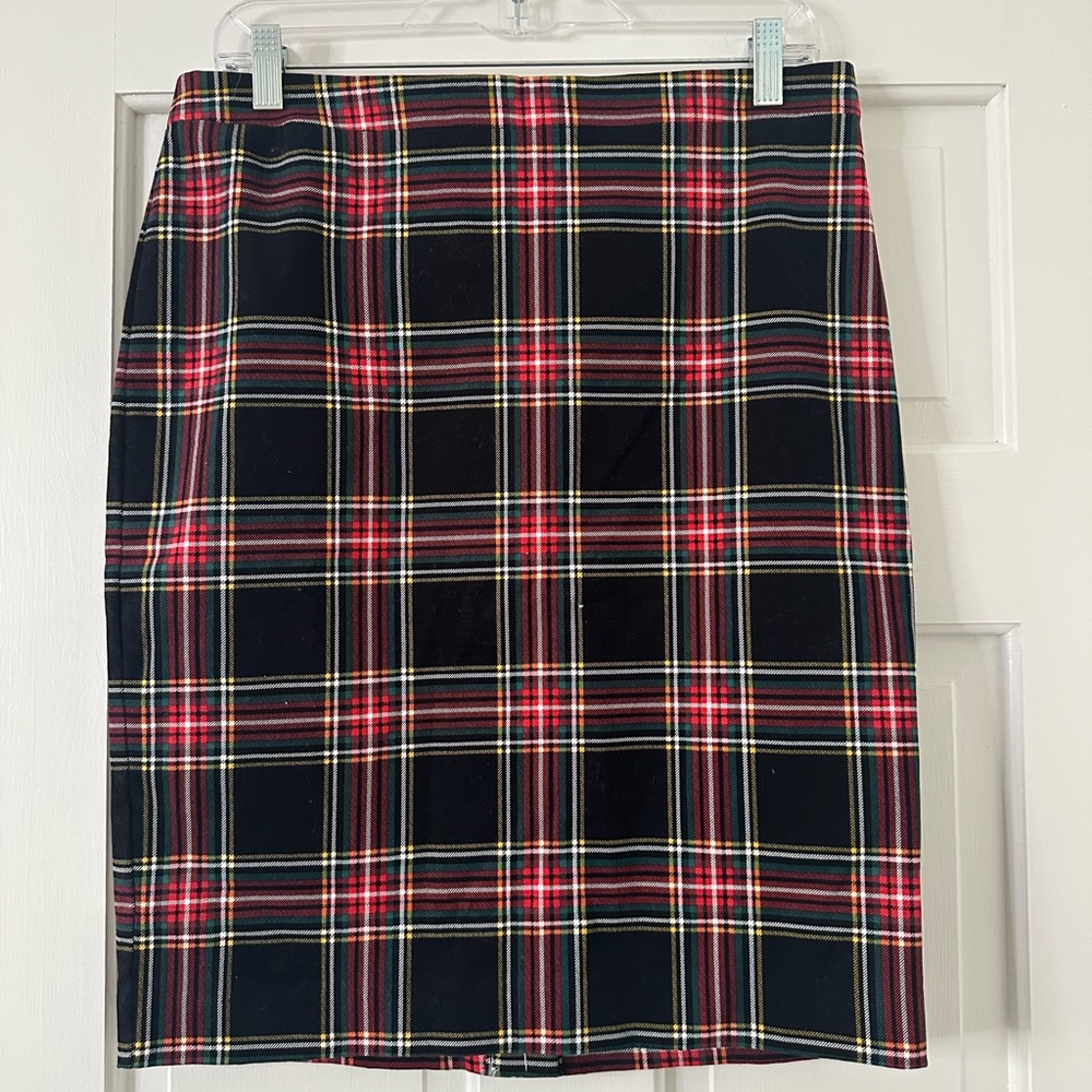 J. Crew Tartan Plaid Pencil Skirt